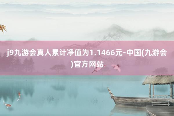 j9九游会真人累计净值为1.1466元-中国(九游会)官方网站