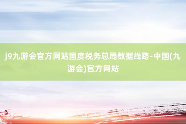 j9九游会官方网站国度税务总局数据线路-中国(九游会)官方网站