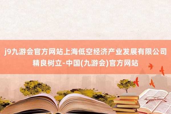 j9九游会官方网站上海低空经济产业发展有限公司精良树立-中国(九游会)官方网站